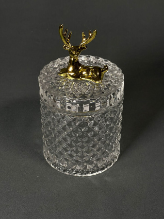 Ваза с крышкой с оленем G54